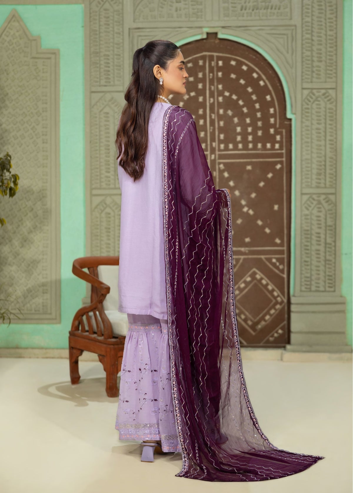 Abeer Luxury Handwork Gharara Collection 3-Piece