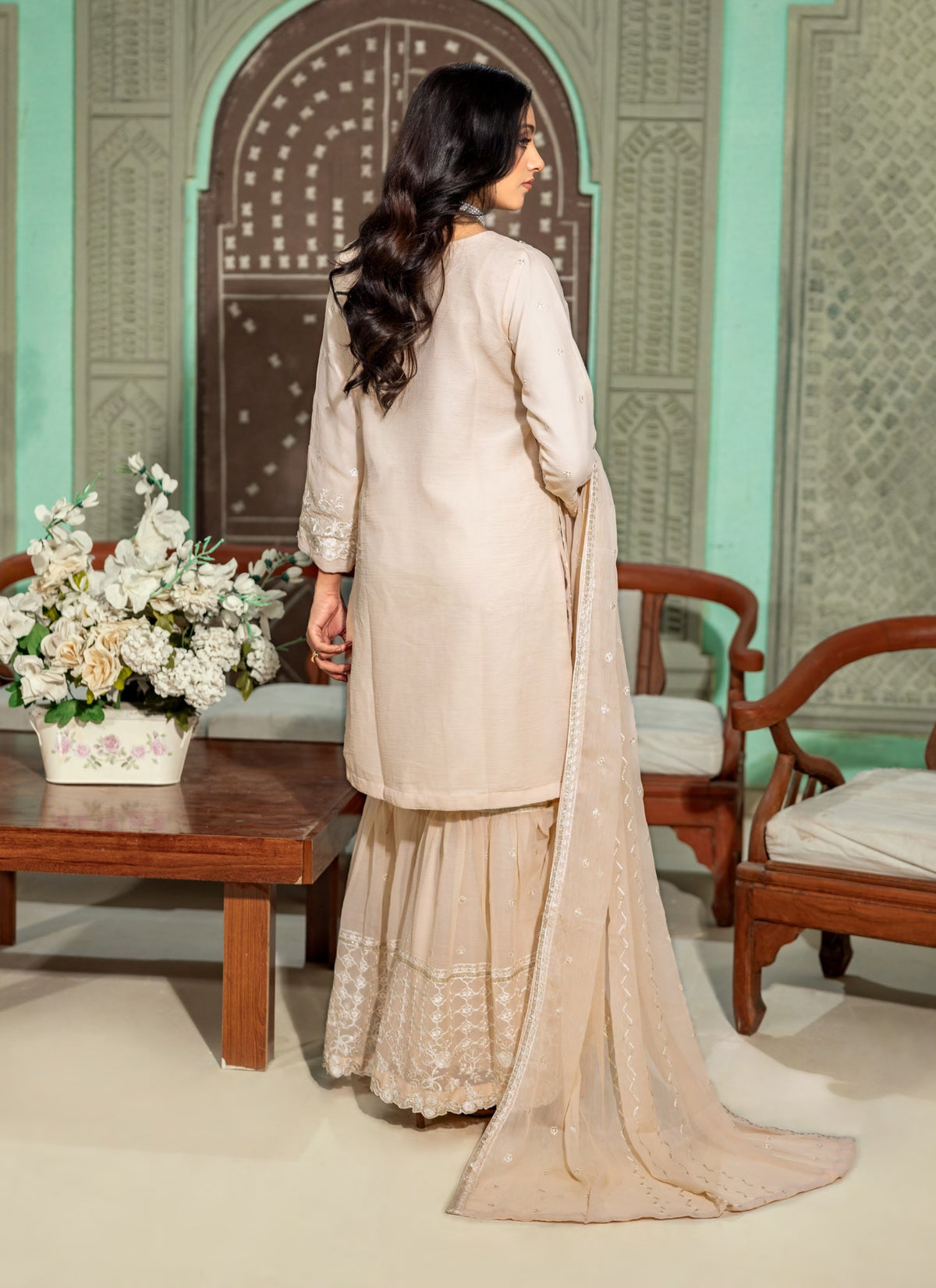 Abeer Luxury Handwork Gharara Collection 3-Piece