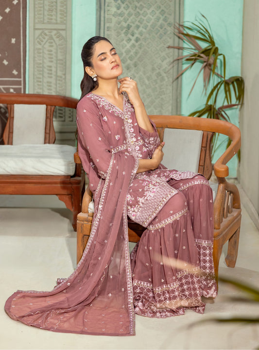 Abeer Luxury Handwork Gharara Collection 3-Piece
