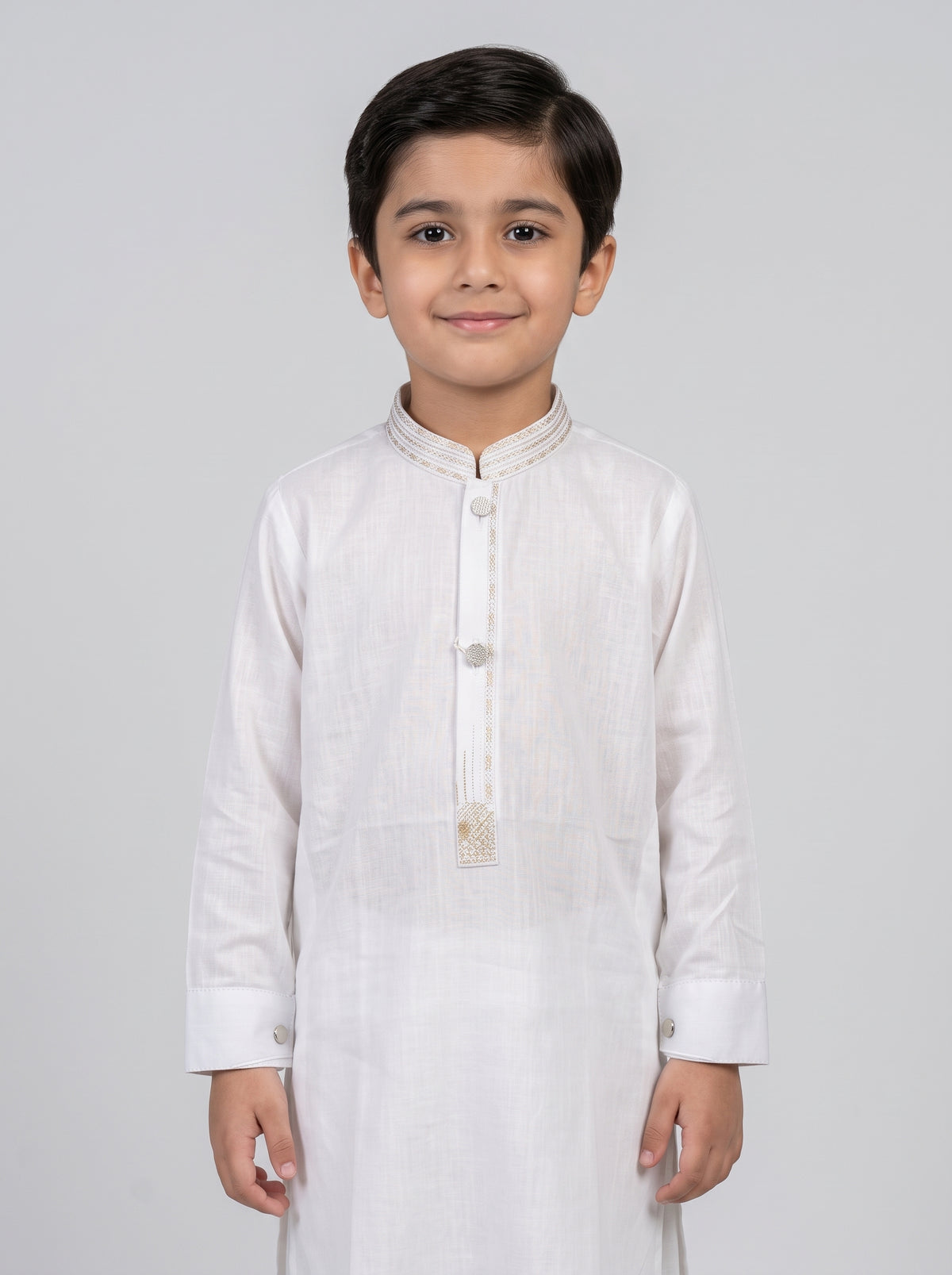 Kids Embroidered Kurta Pajama – Traditional Pakistani Outfit for Boys
