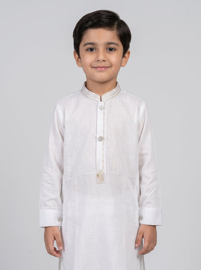 Kids Embroidered Kurta Pajama – Traditional Pakistani Outfit for Boys