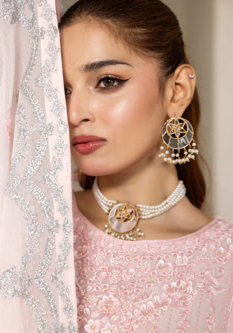 Mahru Luxury Chiffon Vol. 3 Embroidered Traditional 3-Piece Suit Design 03