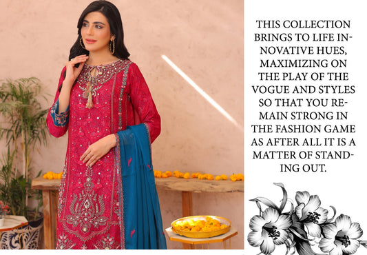 Embroidered Traditional Collection 3-Piece