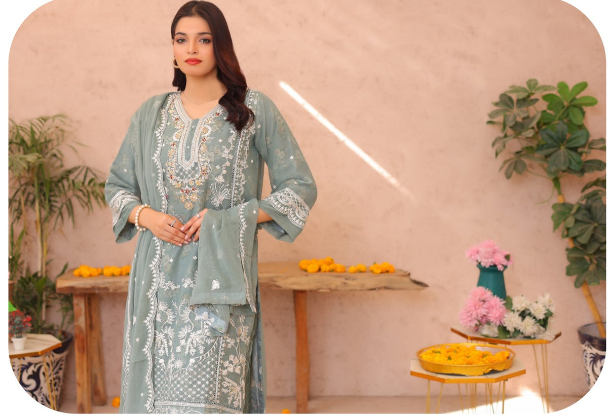 Embroidered Traditional Collection 3-Piece