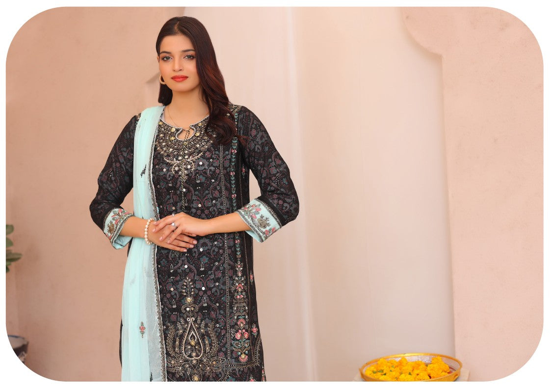 Embroidered Traditional Collection 3-Piece