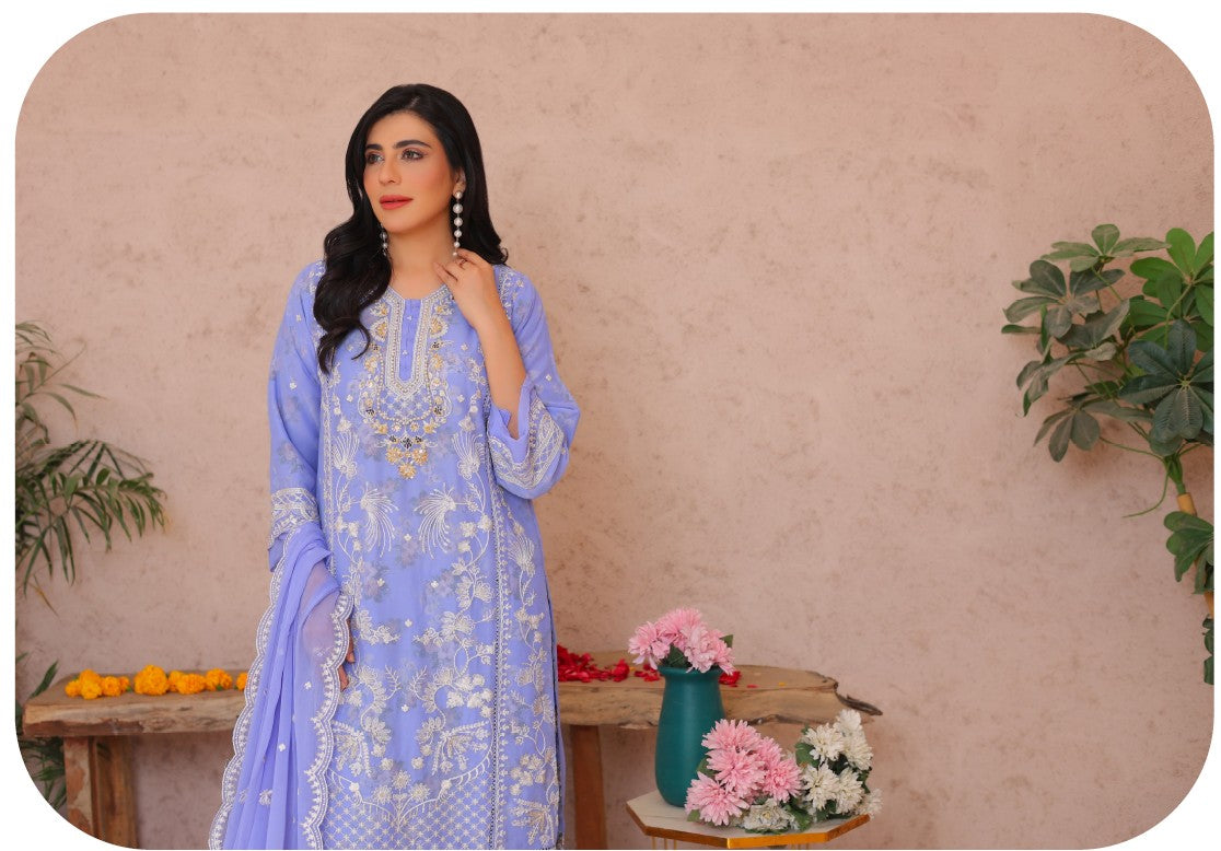 Embroidered Traditional Collection 3-Piece