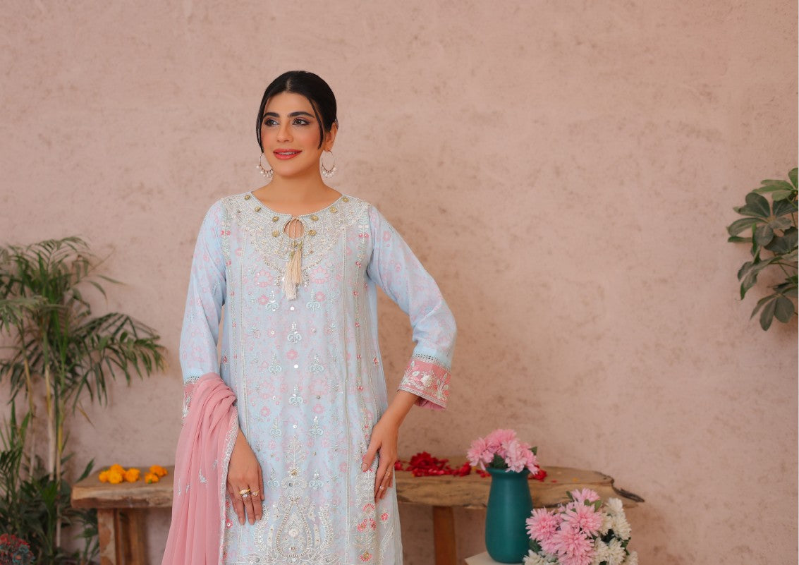 Embroidered Traditional Collection 3-Piece