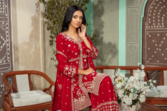 Abeer Luxury Handwork Gharara Collection 3-Piece