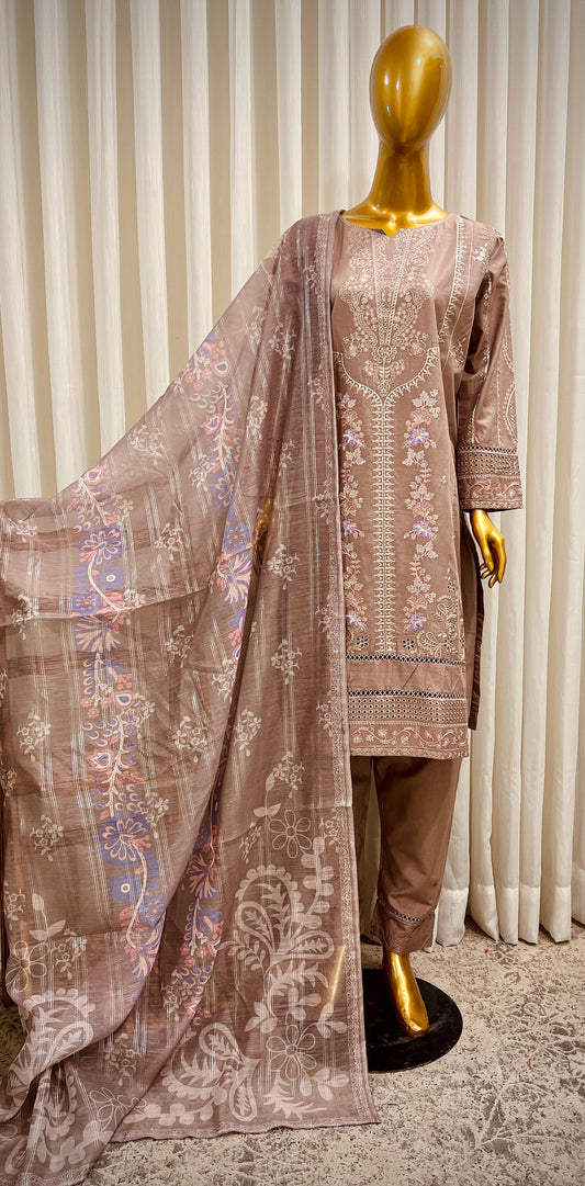 Pakistani Traditional 3 Pcs Suit