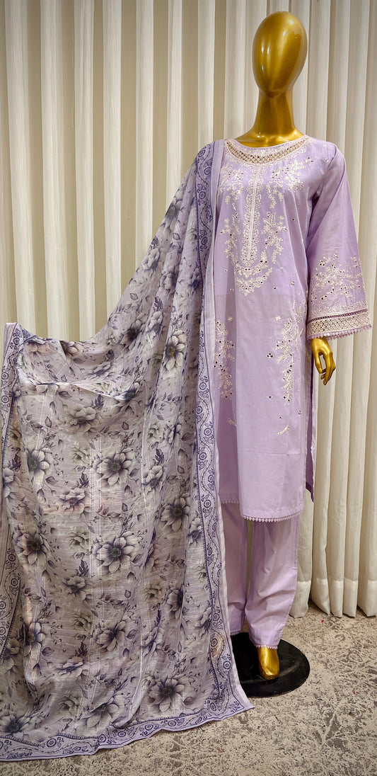 Pakistani Traditional 3 Pcs Suit