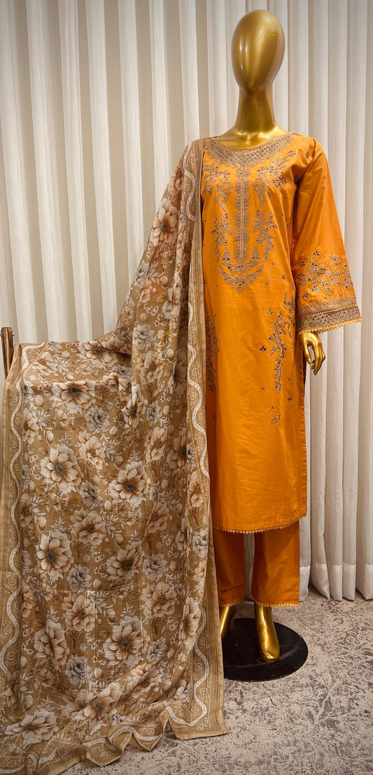 Pakistani Traditional 3 Pcs Suit