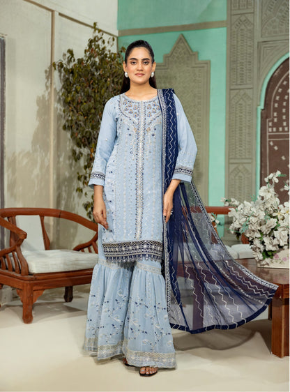 Abeer Luxury Handwork Gharara Collection 3-Piece