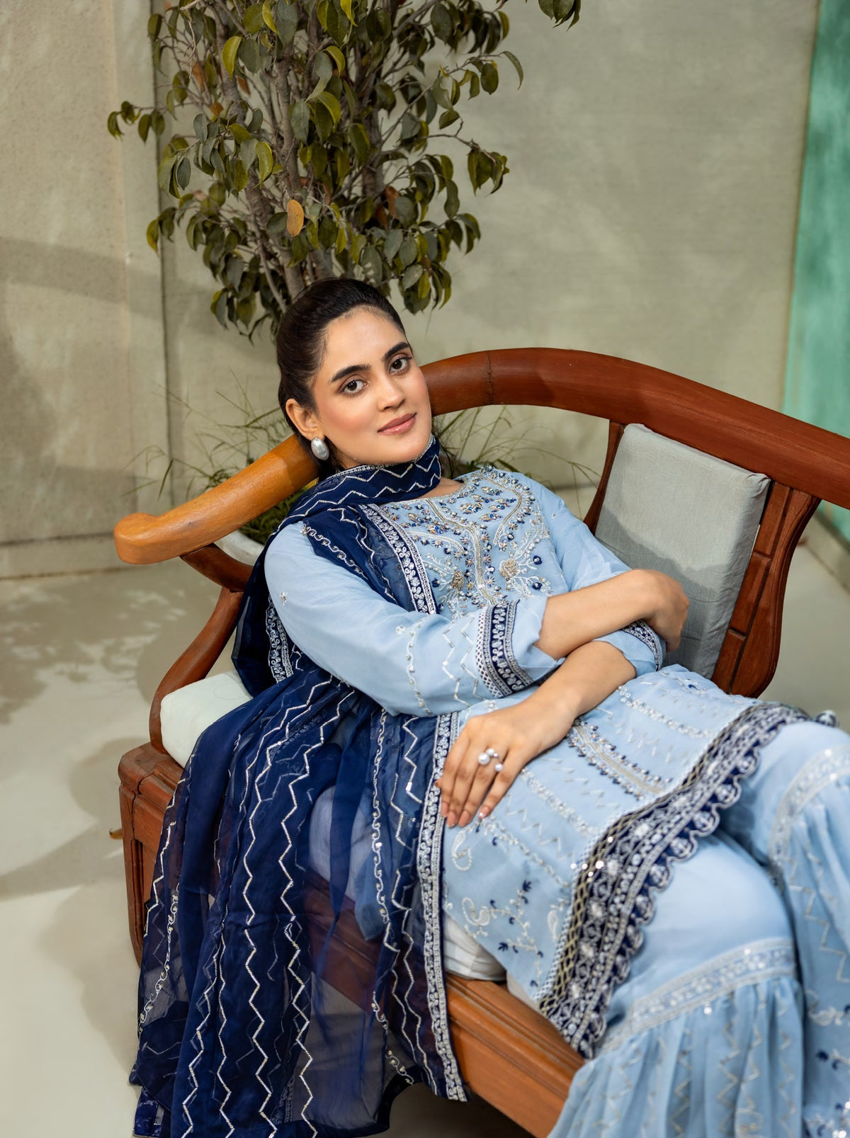Abeer Luxury Handwork Gharara Collection 3-Piece