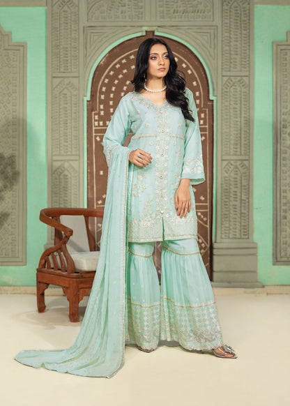 Abeer Luxury Handwork Gharara Collection 3-Piece