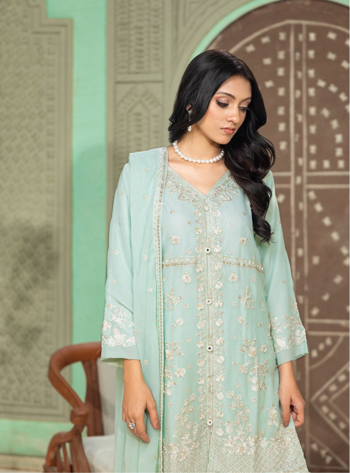 Abeer Luxury Handwork Gharara Collection 3-Piece