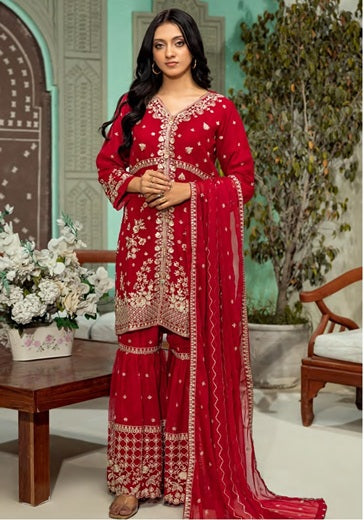 Abeer Luxury Handwork Gharara Collection 3-Piece