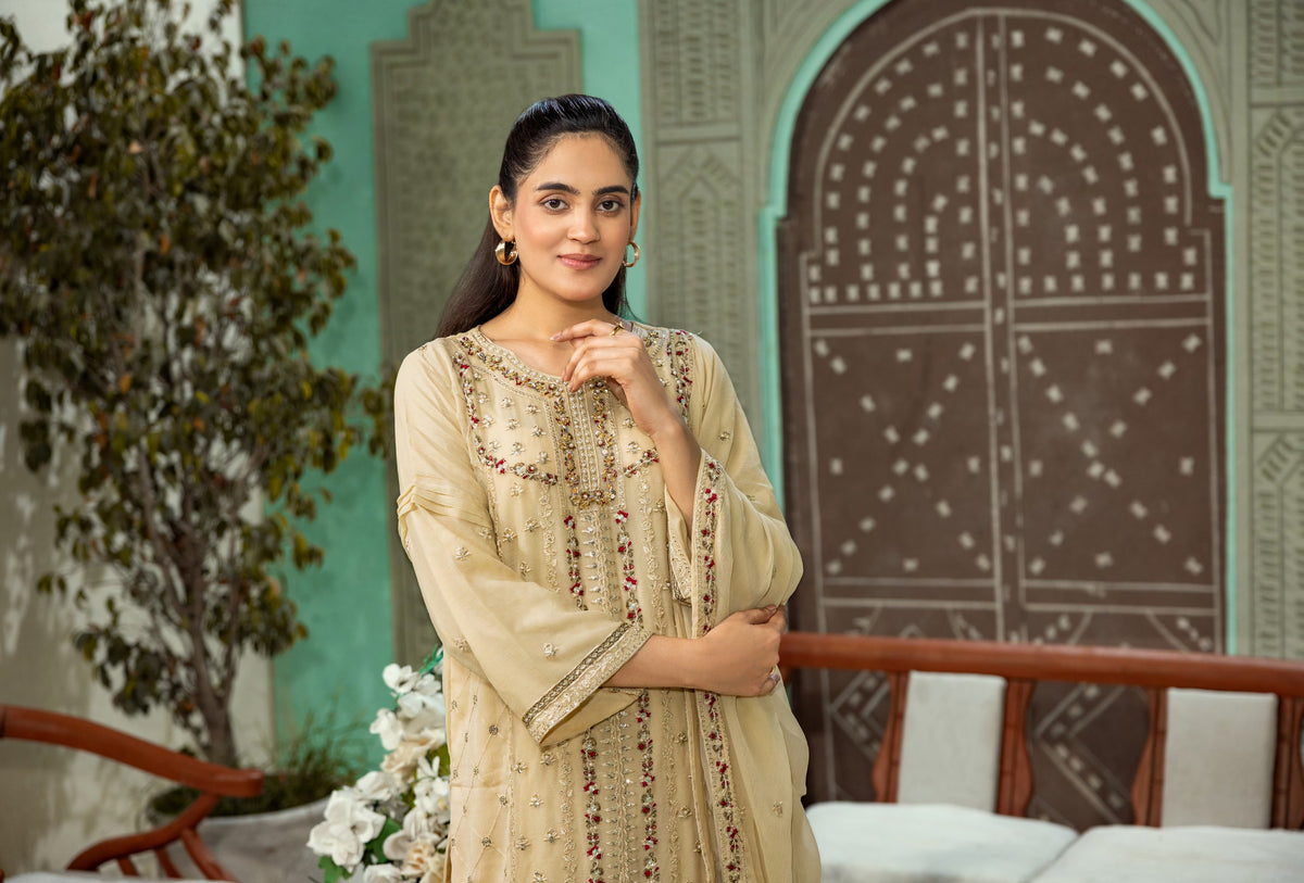 Abeer Luxury Handwork Gharara Collection 3-Piece