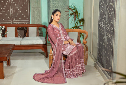 Abeer Luxury Handwork Gharara Collection 3-Piece