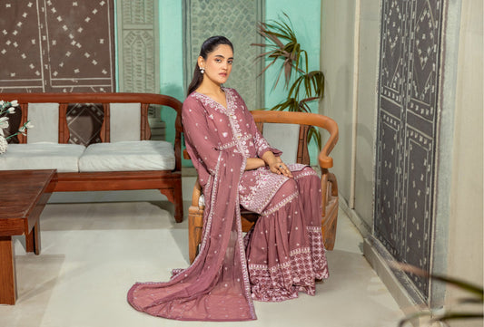 Abeer Luxury Handwork Gharara Collection 3-Piece