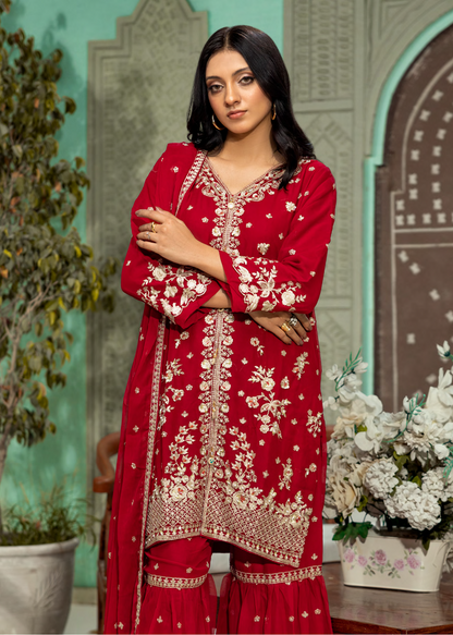 Abeer Luxury Handwork Gharara Collection 3-Piece